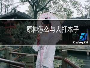 原神怎么与人打本子