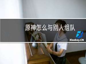 原神怎么与别人组队