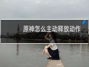 原神怎么主动释放动作