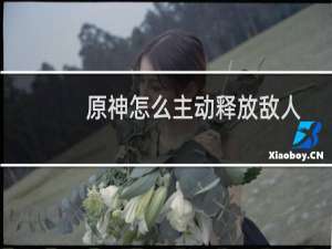 原神怎么主动释放敌人