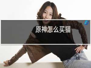 原神怎么买猫
