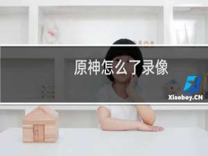 原神怎么了录像