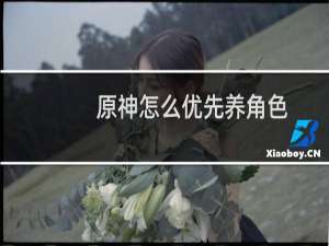 原神怎么优先养角色