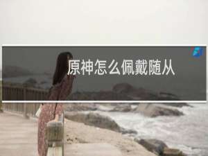 原神怎么佩戴随从