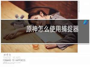 原神怎么使用捕捉器