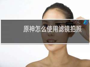 原神怎么使用滤镜拍照