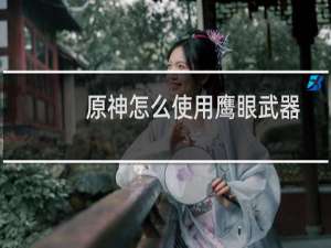 原神怎么使用鹰眼武器
