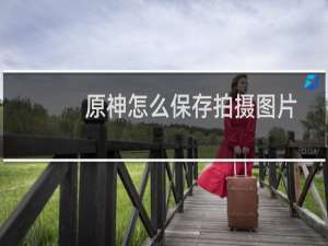 原神怎么保存拍摄图片