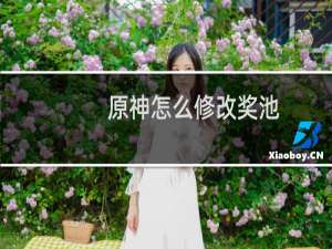 原神怎么修改奖池