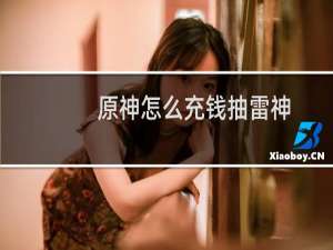 原神怎么充钱抽雷神