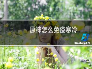 原神怎么免疫寒冷