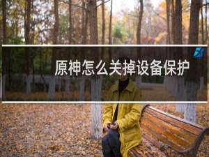 原神怎么关掉设备保护