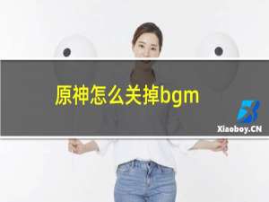 原神怎么关掉bgm