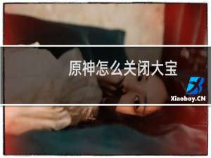 原神怎么关闭大宝