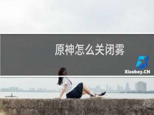 原神怎么关闭雾