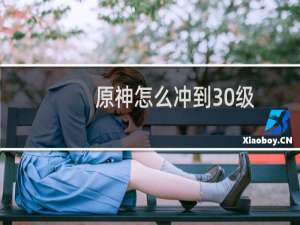 原神怎么冲到30级