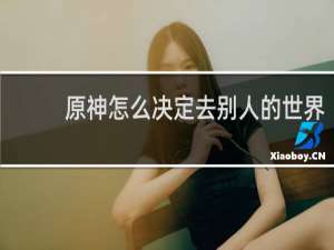 原神怎么决定去别人的世界