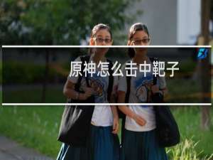 原神怎么击中靶子
