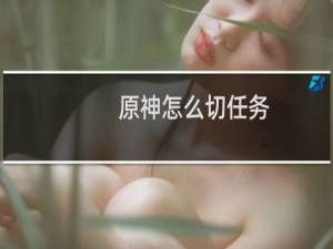 原神怎么切任务