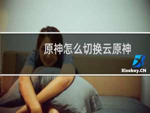 原神怎么切换云原神