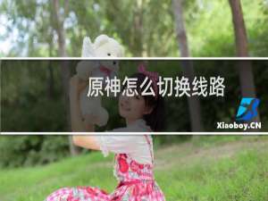 原神怎么切换线路