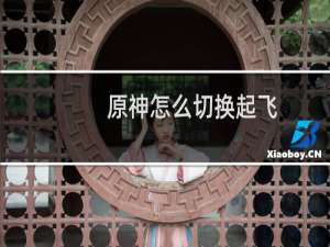 原神怎么切换起飞