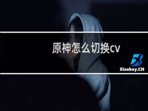 原神怎么切换cv
