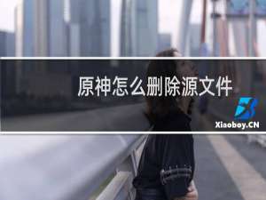 原神怎么删除源文件