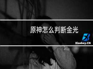 原神怎么判断金光