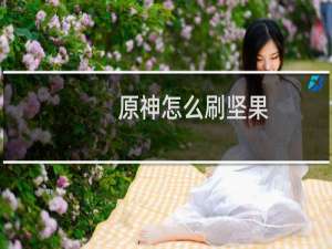 原神怎么刷坚果