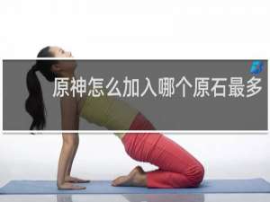 原神怎么加入哪个原石最多