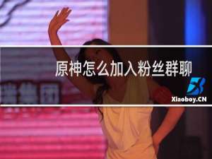 原神怎么加入粉丝群聊