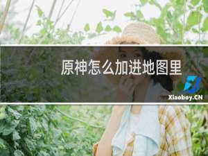 原神怎么加进地图里