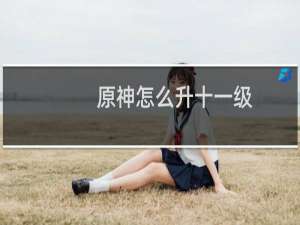 原神怎么升十一级
