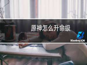 原神怎么升命级