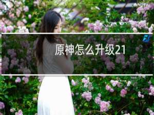 原神怎么升级21