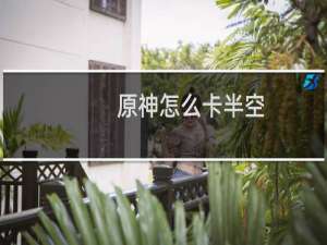 原神怎么卡半空