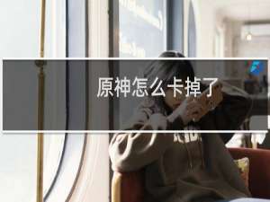原神怎么卡掉了