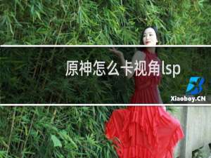 原神怎么卡视角lsp