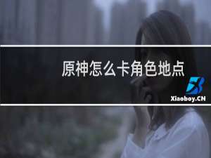 原神怎么卡角色地点