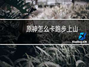 原神怎么卡跑步上山