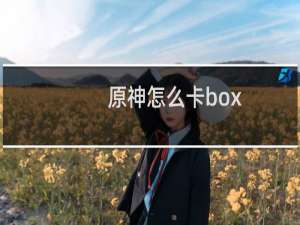原神怎么卡box