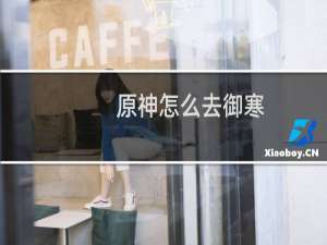 原神怎么去御寒