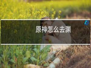 原神怎么去渊