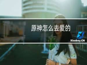 原神怎么去爱的