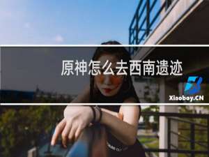 原神怎么去西南遗迹