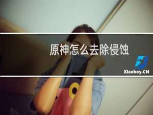 原神怎么去除侵蚀