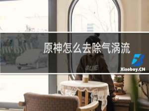 原神怎么去除气涡流