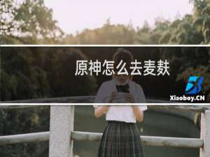 原神怎么去麦麸