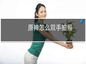 原神怎么双手拍照